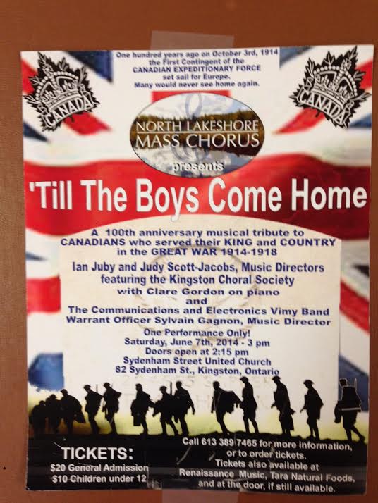 Concert: Till The Boys Come Home 2014