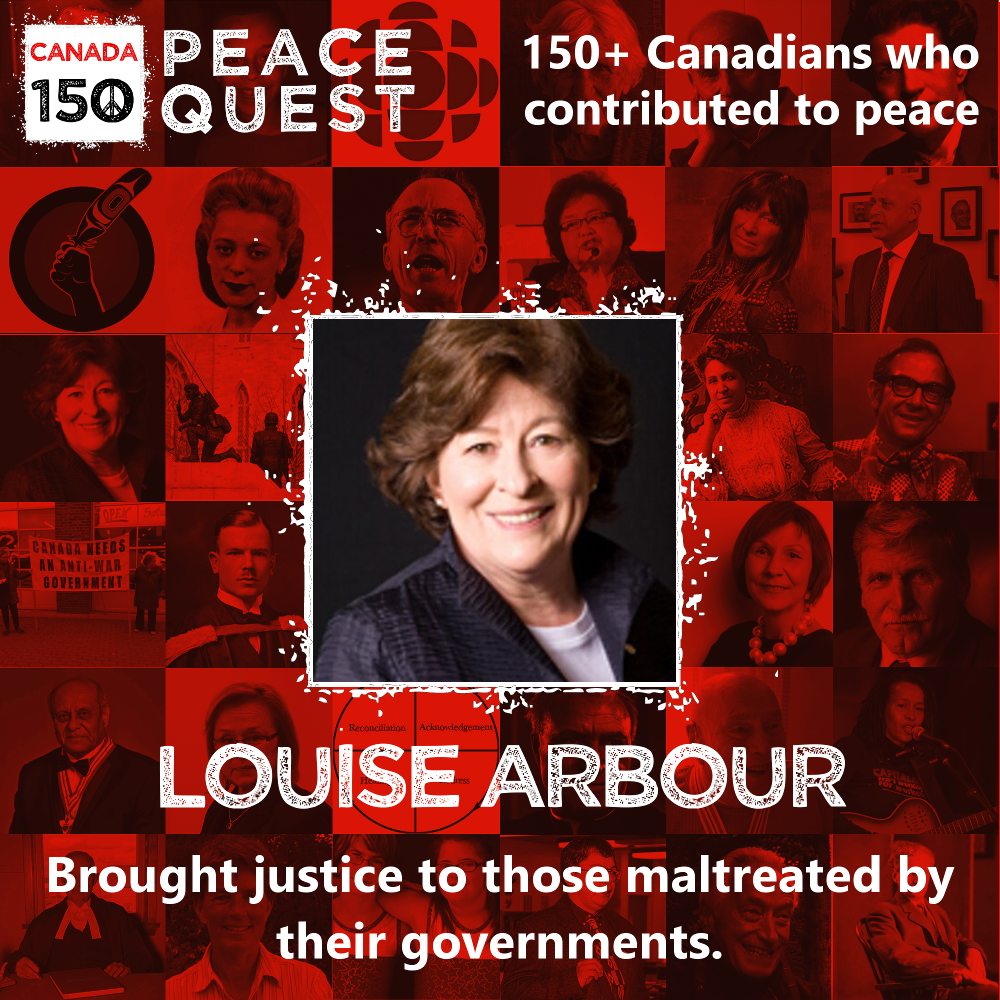 150+ Canadians Day 09: Louise Arbour