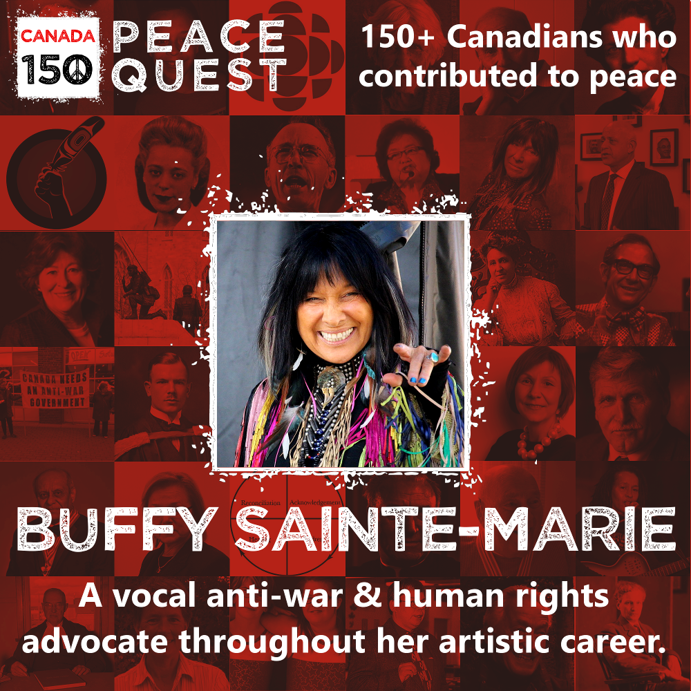 150+ Canadians Day 27: Buffy Sainte-Marie