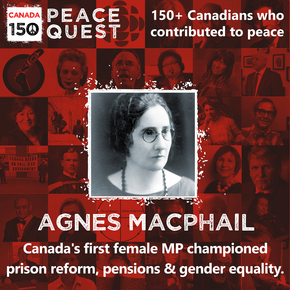 150+ Canadians Day 48: Agnes Macphail