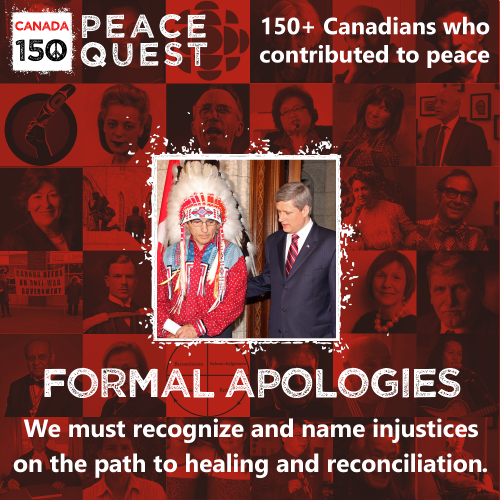 150+ Canadians Day 50: Formal Apologies