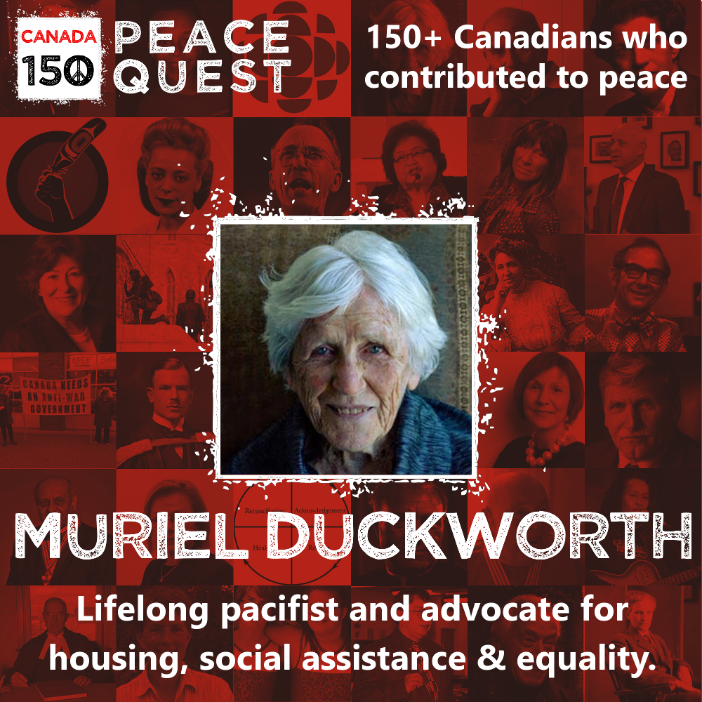 150+ Canadians Day 72: Muriel Duckworth