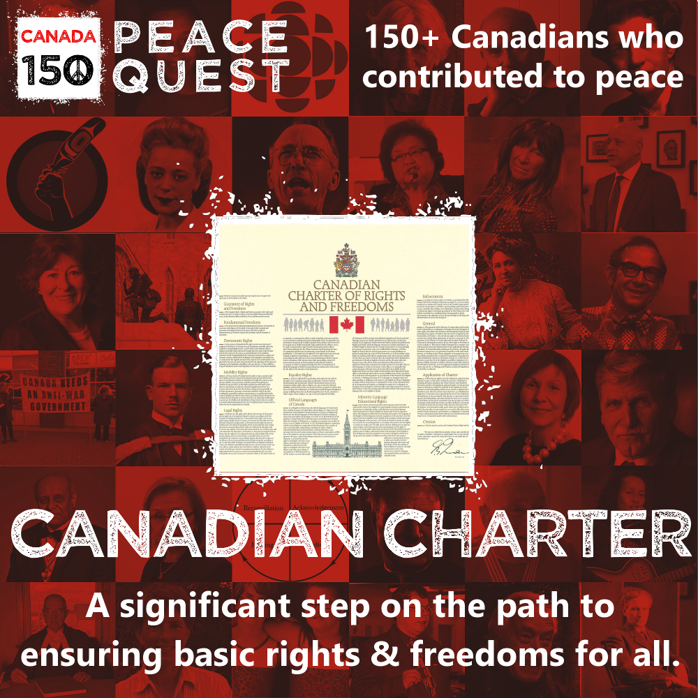 150+ Canadians Day 75: Charter of Rights & Freedoms
