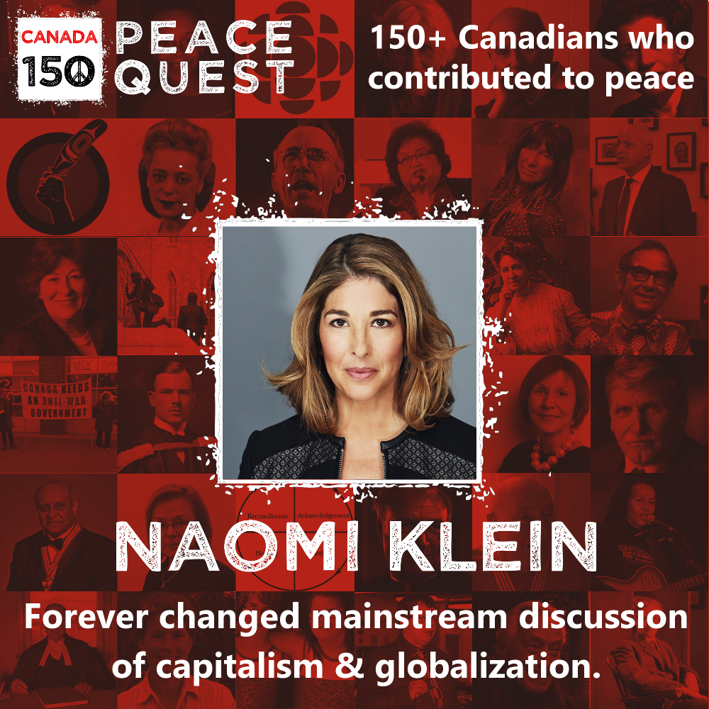 150+ Canadians Day 96: Naomi Klein