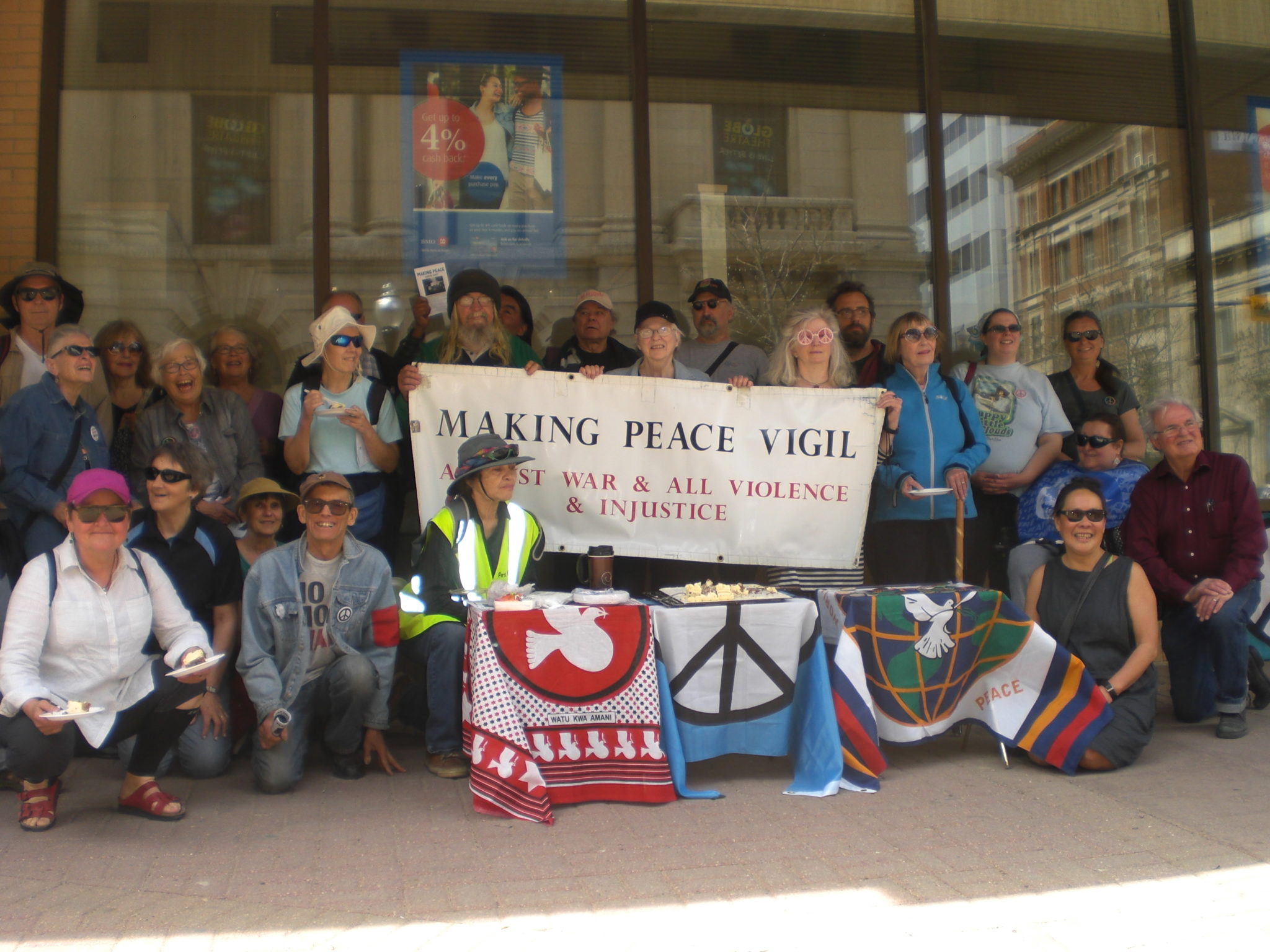 Happy Birthday to the Regina Making Peace Vigil!