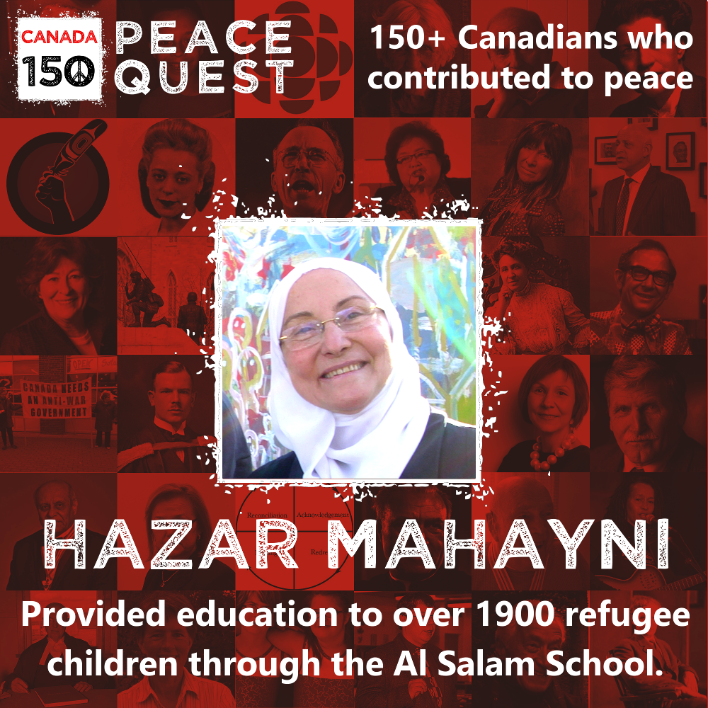 150+ Canadians Day 132: Hazar Mahayni