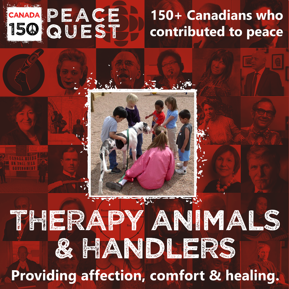 150+ Canadians Day 135: Therapy Animals & Handlers