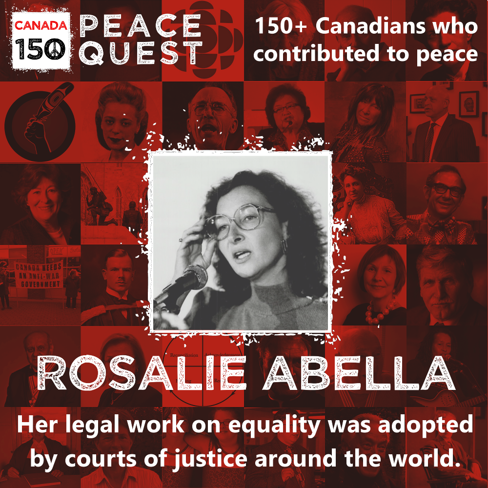 150+ Canadians Day 126: Rosalie Abella